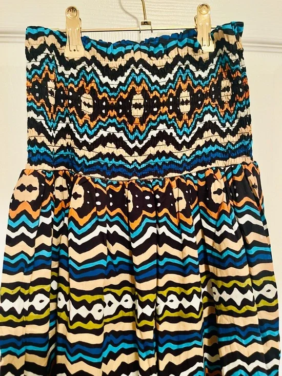 NWT Elizabeth and James Multicolor Tribal Maxi Skirt - Picture 5 of 9